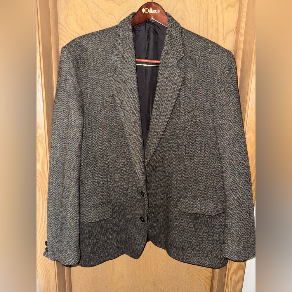 Harris Tweed Multicolored Sport Coat Blazer